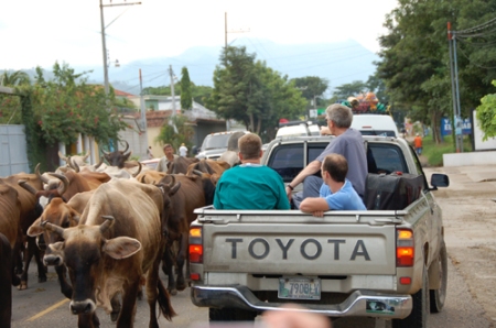Driving to the high Guatemalan mountain villages in  Guatemala to reach people in need